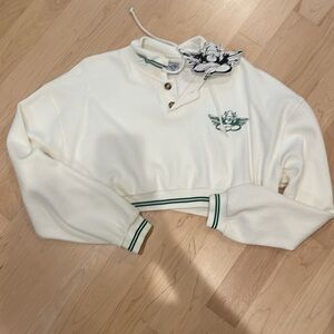 Boys Lie cropped Henley